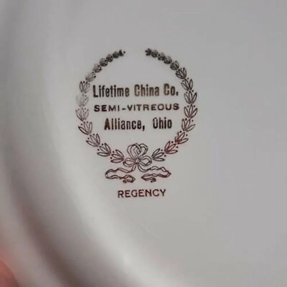 Regency by Lifetime China Co. Platter 10